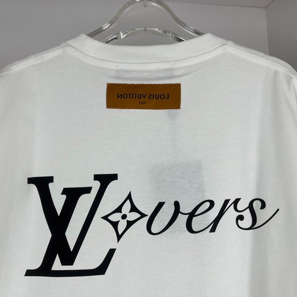ルイヴィトン コピー プリントショートスリーブコットンTシャツ vuz58588